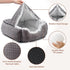 MIXJOY Dog Beds for Large Medium Small Dogs, Rectangle Cave Hooded Blanket Puppy Bed, Luxury Orthopedic Cat Bed (25