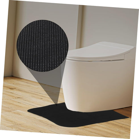 6pcs TIDTALEO U-Shaped Toilet Floor Reusable Soft and Absorbent Potty Training Mats for Bathroom Comfortable Urine