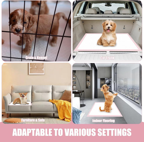 Ycxvacop 50 Pads,24" 18" Pcs Disposable Changing Pads,Disposable Puppy Pads,Puppy Training x Dog Pee Pads,Super