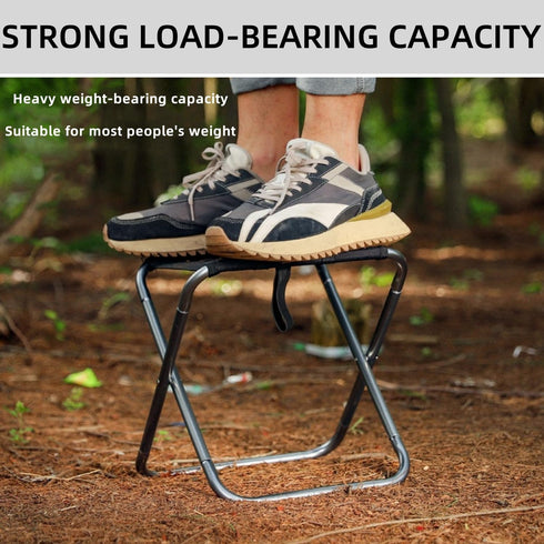 YWHWXB Portable Mini Folding Stool,Mini Folding Camping Stool with Carry Bag,Small Lightweight Camp Chair,Compact