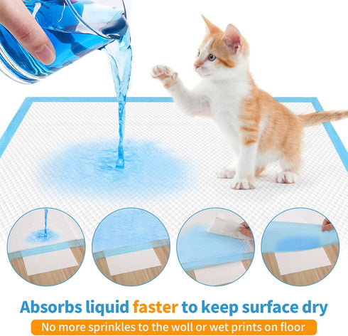 (40, 23.5"*23.5"(60*60cm)) Bolux Dog and Puppy Training Pads Disposable Dog Pee Pads