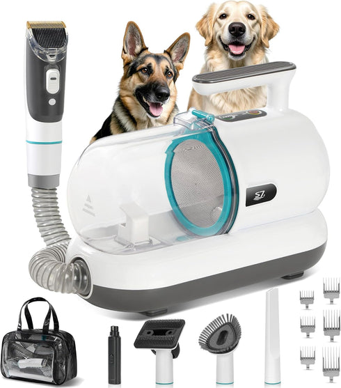 S7 High-Suction Dog Grooming Vacuum for Small & Medium Dogs, Compact Hair
