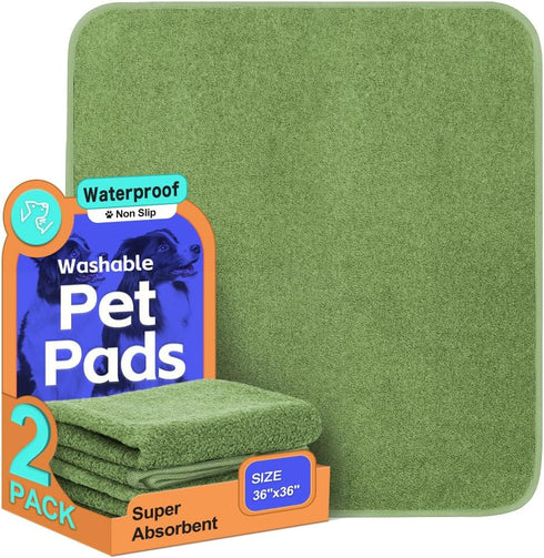Washable Pee Pads for Dogs, Extra Large Reusable Dog Pee Pad, Waterproof