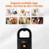 Tera FDX-B(ISO11784/85) Pet Microchip Reader with D-Ring RFID Portable Animal Chip ID Scanner with OLED Display Screen