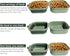 Collapsible Dog Water Bowl, Portable 2-in-1 Pet Food and Water Feeder for Traveling, Camping, Hiking