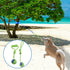 Outdoor Hanging Bungee Dog Toy - Interactive Tug Toy with 2 Chew Rope Toys for Small to Large Dogs, Best for Tug of War