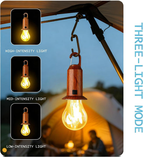 YMTengFei Bulb,Portable Hiking,Backpacking,Fishing,Emergency Solar Camping Lights USB Rechargeable Tent Hanging Light