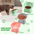 3PCS Elevated Cat Bowls, 15° Tilted Raised Anti-Vomiting Food and Water Bowl Set, Shallow Whisker Friendly Cat Dish