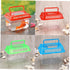 Betta Fish Tank LED Plastic Aquarium Gallon Fish Bowl, Portable Green Travel Fish Tank