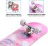 Skateboards for Beginners, Kids, Boys, Girls, Teens, and Adults - 31 Inch Complete Standard Skateboards with 7-Layer
