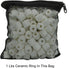 ALEGI 10 pcs Reusable Aquarium Filter Media Bags with Zipper, Mesh for Filter Media (6" x 5")