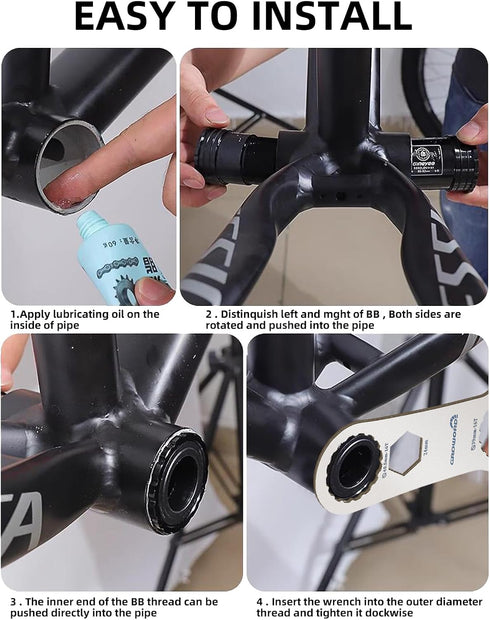 Multi-function Bottom Bracket Wrench, Suitable for BB Wrench in 39 40.5 44mm Outer Diameter, 16 Notch