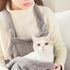 Cat Sling Carrier Bag, Warm Plush Hands-Free Shoulder Apron Bag for Small Dogs and Cats