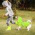 VIVAGLORY Dog Raincoat for Large Dogs, Lightweight Reflective Safety Vest Jackets for Adventures, Bright Yellow