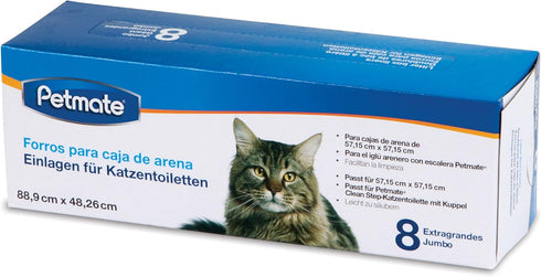 Petmate Booda Clean Step Cat Litter Box Dome Replacement Liners, Jumbo