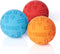 Snug Rubber Dog Balls (3 Pack) - Tennis Ball Size, Virtually Indestructible for Small and Medium Dogs