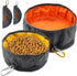 LumoLeaf Collapsible Dog Travel Bowl, 2 Packs Large 68oz/80oz, Lightweight Foldable Water and Food Bowls for Pets.