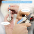 7PCS Wisedog Dog Grooming Kit - Cat Nail Clipper with Nail File, Dematting Comb for Dogs, Flea Comb, Bath Brush, Hair