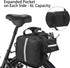 MOSISO Waterproof Bike Rack Bag, Rear Seat Bag Cycling Carrier, Reflective Cargo Storage with Water Bottle Holder