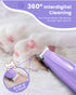 Trimmer 35dB Trimmers 2 PAPMINI Dog Paw with LED Light, Low Noise Paw for Dog's Feet, Speed Safety Electric Dog