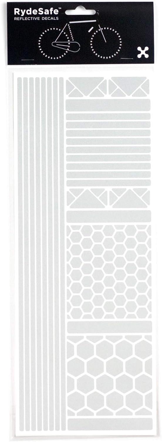 RydeSafe Reflective Decals Multi Shapes Kit, Jumbo