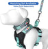 Pawtitas Lumberjack Padded Martingale Collar for Dogs, Soft Neoprene, Reflective Band, Medium Teal, Fits Small and