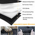 400lbs, Hammock PETICON Back Seat Extender for Dogs, Hard Bottom Dog Car Seat Cover - Supports Rear Seat Pet Cover