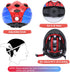Kids Helmet Set, Toddler Helmet for Boys & Girls Age 3-8 with Knee, Elbow Pads, Wrist Guards for Bike, Skating