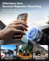 MRGLAS 2026 360 17 16 15 14 13 12 Upgraded Vacuum for Magsafe Car Mount, Phone Holders for Your Car Ultra Magnetic