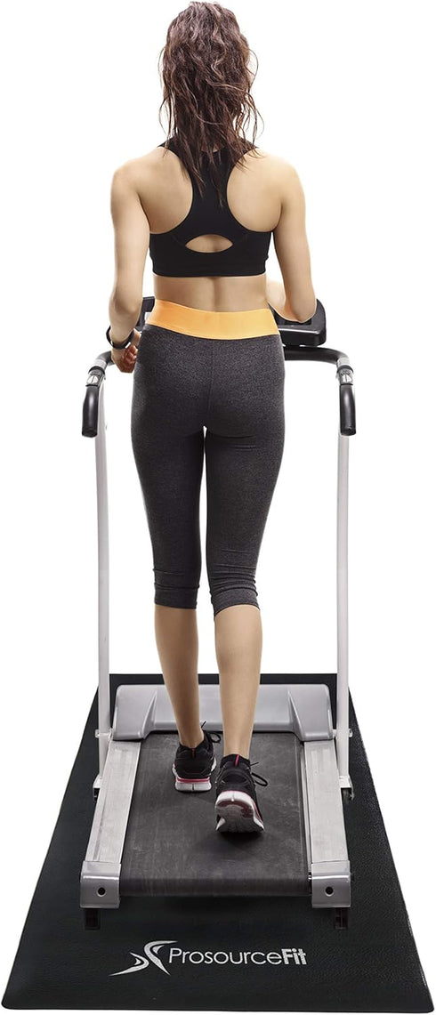 ProSource High Density PVC Treadmill Mat & Exercise Equipment Floor Protector, 3 x 6.5-feet