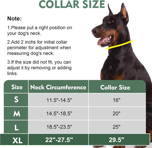 Martingale Collar for Dog, No Pull Walking Training Collar, Adjustable Tactical with Heavy Duty Metal Buckle