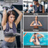 Xoofewal Set Swimming 3 Pack) Microfiber Gym Towel for Men Women, Super Soft and Quick-Drying Towels for Fitness, Yoga