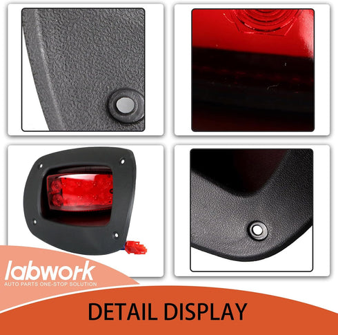 labwork Tail Light for Golf Cart Replacement for EZGO RXV 2008-2015