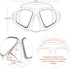 Supertrip Swim Mask with Nose Cover, Kids Swim Goggles, Tempered Glass Snorkel Diving Mask for Youth Boys Girls Age 6-14