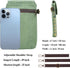 WITERY Handmade Small Canvas Cell Phone Purse - Cute Cross Body Wallet with Adjustable Shoulder Strap