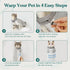 Trimming, Supet Cat Grooming Wrap for Cutting Nails, Self-Adhesive Anti-Scratch Swaddle with Bite-Proof Mesh Hood