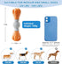 Durable Dog Chew Toy, Natural Rubber Treat Dispensing Puzzle Toy for Small & Medium Breeds Interactive Teething