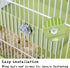 TTFdacai Hermit Crab Accessories - Platform with Ladder and Food Dish Hermit Crab Habitat Accessories Hermit Crab