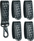 TAFTACFR Duty Belt Keeper Set of 4 with Double Snaps + 1 Keeper with Strong Metal Key Clip