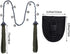 Pocket Chainsaw with Paracord Handle, Folding Chain Hand Saw, Emergency Outdoor Survival Gear for Camping Hunting
