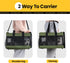 Airline Approved Cat Carrier, Soft-Sided Dog Carrier with Inner Safety Leash for Small-Medium Cats & Puppies up to 15