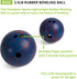 Champion Sports Lightweight Rubber Bowling Ball