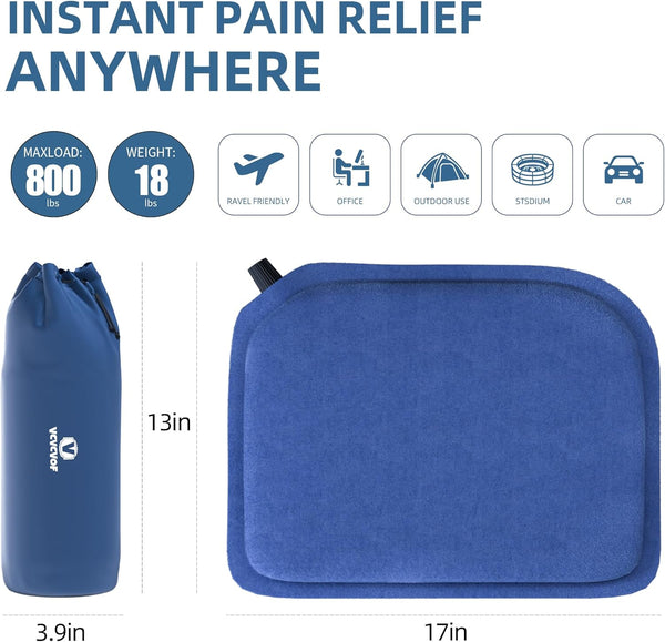 Stadium Bleacher Seat with Foam-Backed Support Extra-Wide Bleacher Chair with High-Density Padded CushionPortable
