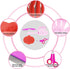 4 Pieces Bunny Grooming Kit with Pet Hair Remover, Nail Clipper, Comb, and Bath Brush for Rabbit, Hamster, Bunny (Pink,