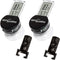 REPTI ZOO 2 Pack Reptile Terrarium Thermometer Hygrometer, Digital Display with Suction Cup for Pet Rearing Box