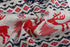 Xmas Grey Red Cotton Clothes Dog Pajamas Jumpsuit for Pets, Medium 16"