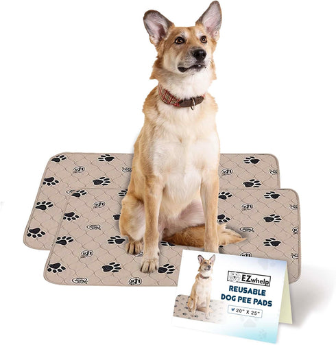 EZwhelp Reusable Dog Pee Pads, Washable Waterproof Mats for Potty Training or