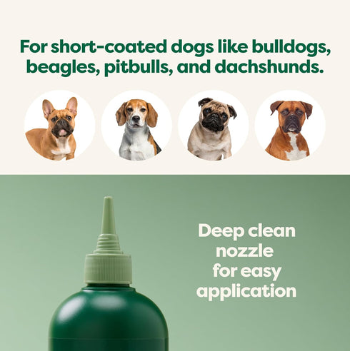 Earth Rated 3-in-1 Coat-Specific Dog & Puppy Shampoo, Conditioner & Deodorizer, 16 oz, White Tea & Basil Scent