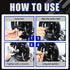 Glarks 6Pcs Bike Repair Tool Kit, Bicycle Crank Extractor, Bottom Bracket Removal Tool & Chain Breaker
