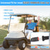 Dewkake 4pcs Golf Cart Seat Belts Kit, Universal Retractable Front and Rear Golf Cart Seat Belt Kit for EZGO, Club Car